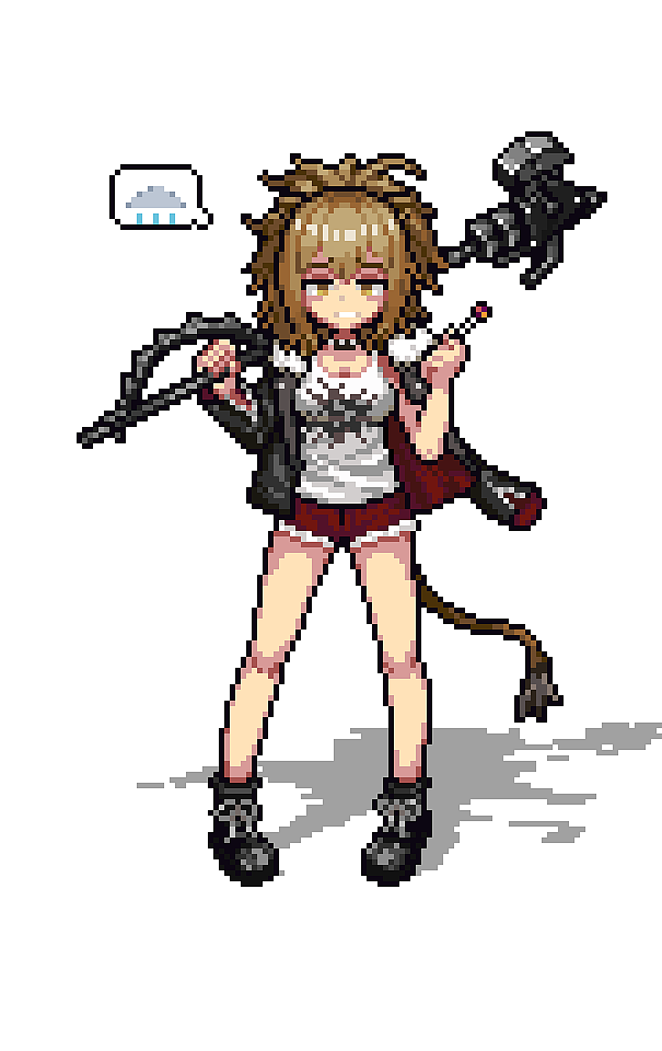 明日方舟像素图（图ZMTc1NDg0MTQw） - 像素画 - 站酷设计师菜鸡有人原创素材 - 站酷ZCOOL