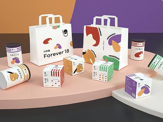 《Forever18 代早餐》五谷杂粮/即食麦片食品包装设计
