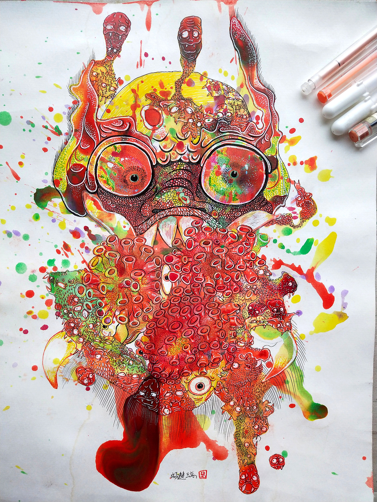 2020山海经异兽系列插画合集总结（图ZMjM3NjI1MzI4） - 绘画 - 站酷设计师慧琼原创素材 - 站酷ZCOOL