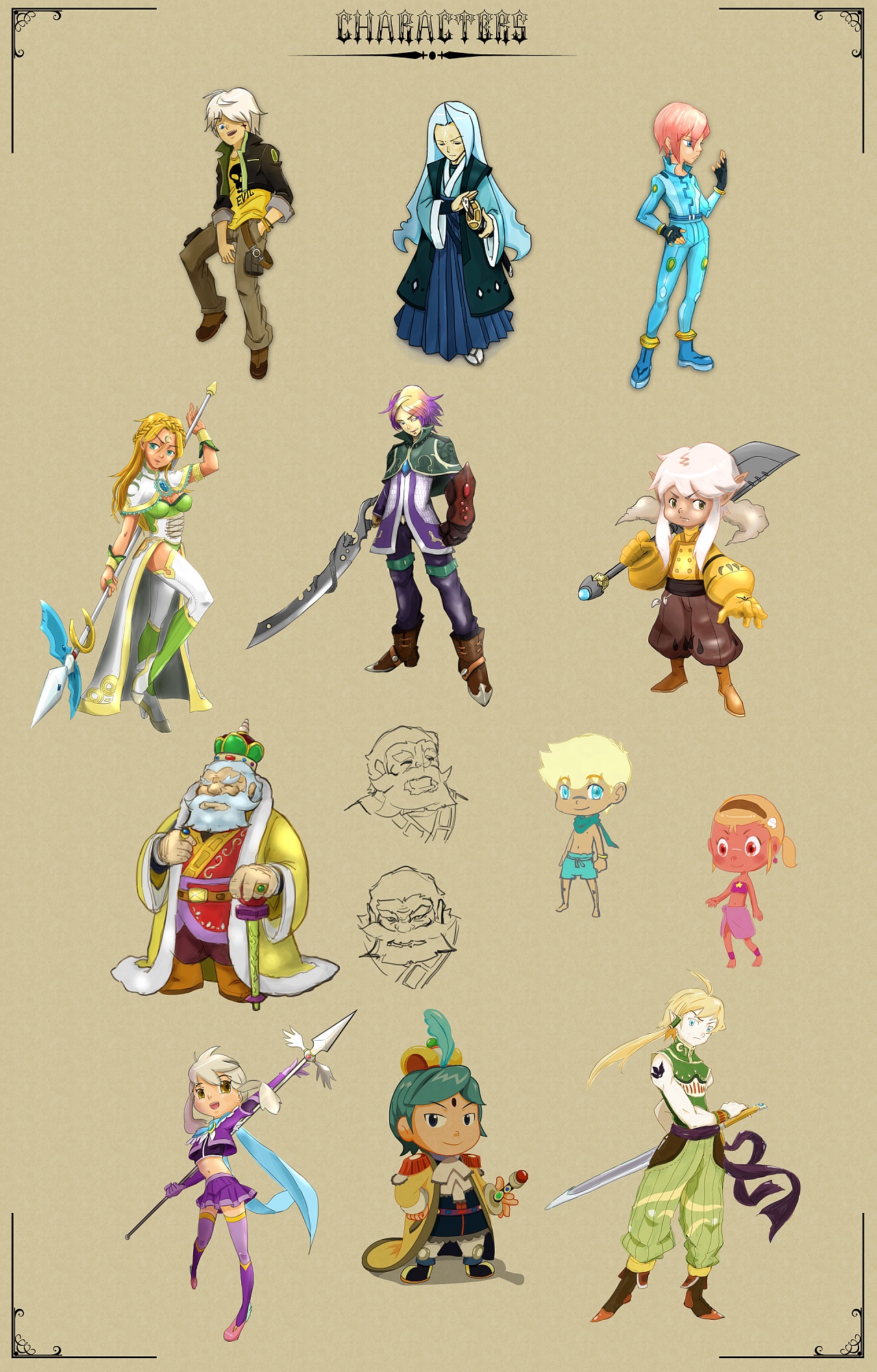 nicky 广州  |  插画师 角色设计集(一) 原创  -  插画  -  概念设定