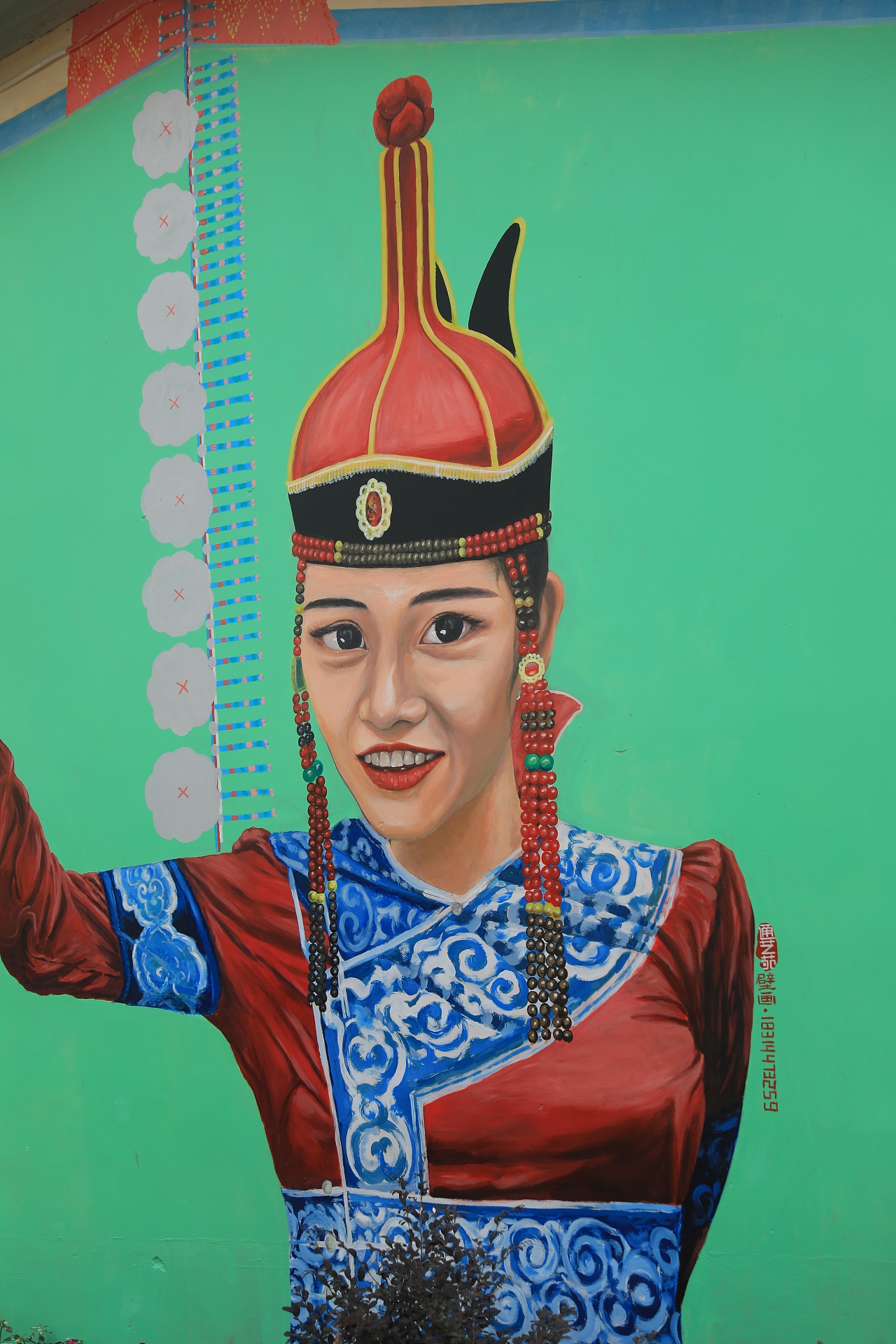 长春蓝枫摄影作品 蒙古族女人