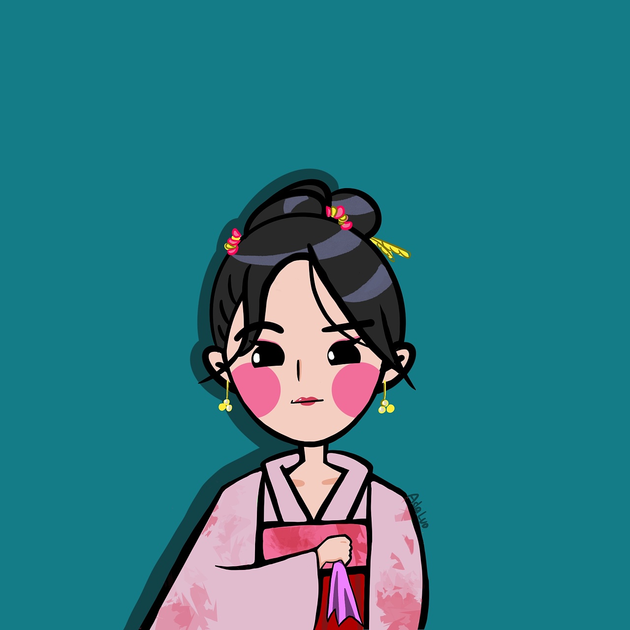 今日画知否小头像