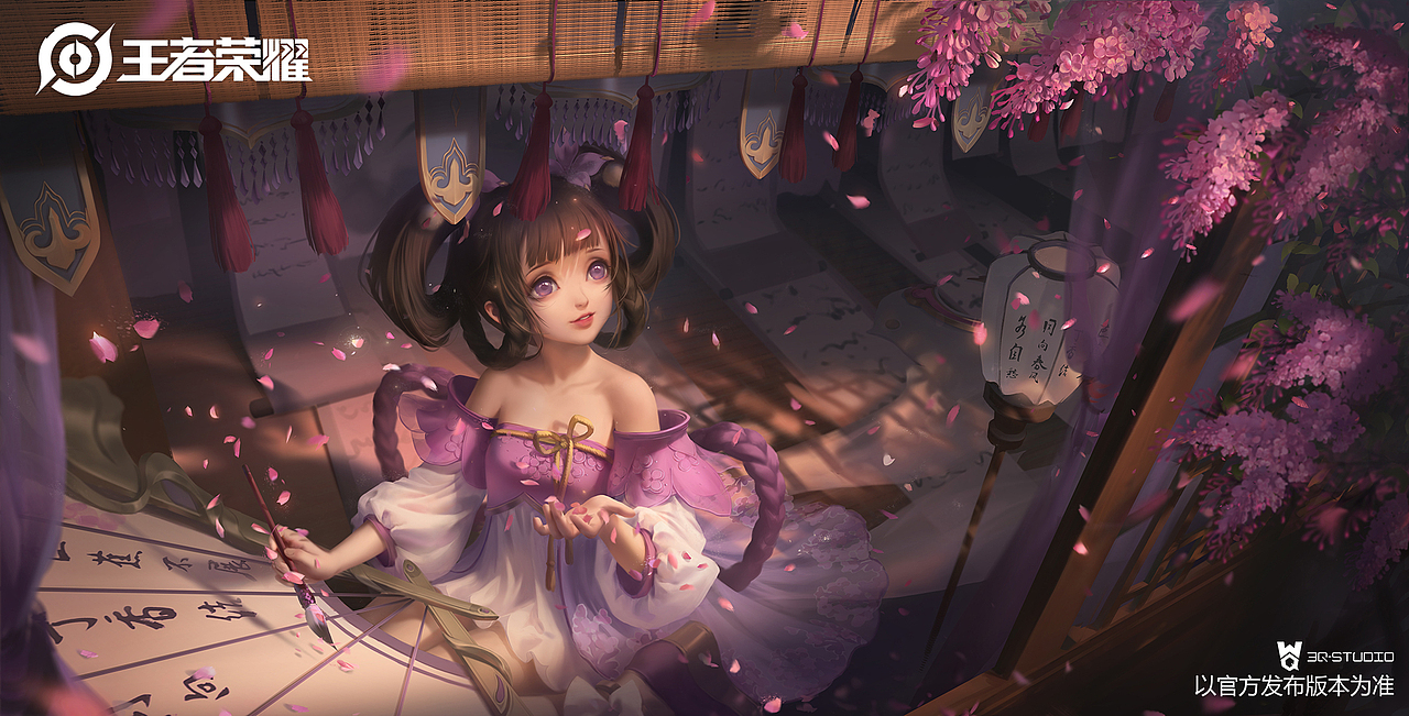 最近给《王者荣耀》画的一批图以及过程（图ZMTU3NzUzODU2） - 商业插画 - 站酷设计师叁乔居原创素材 - 站酷ZCOOL