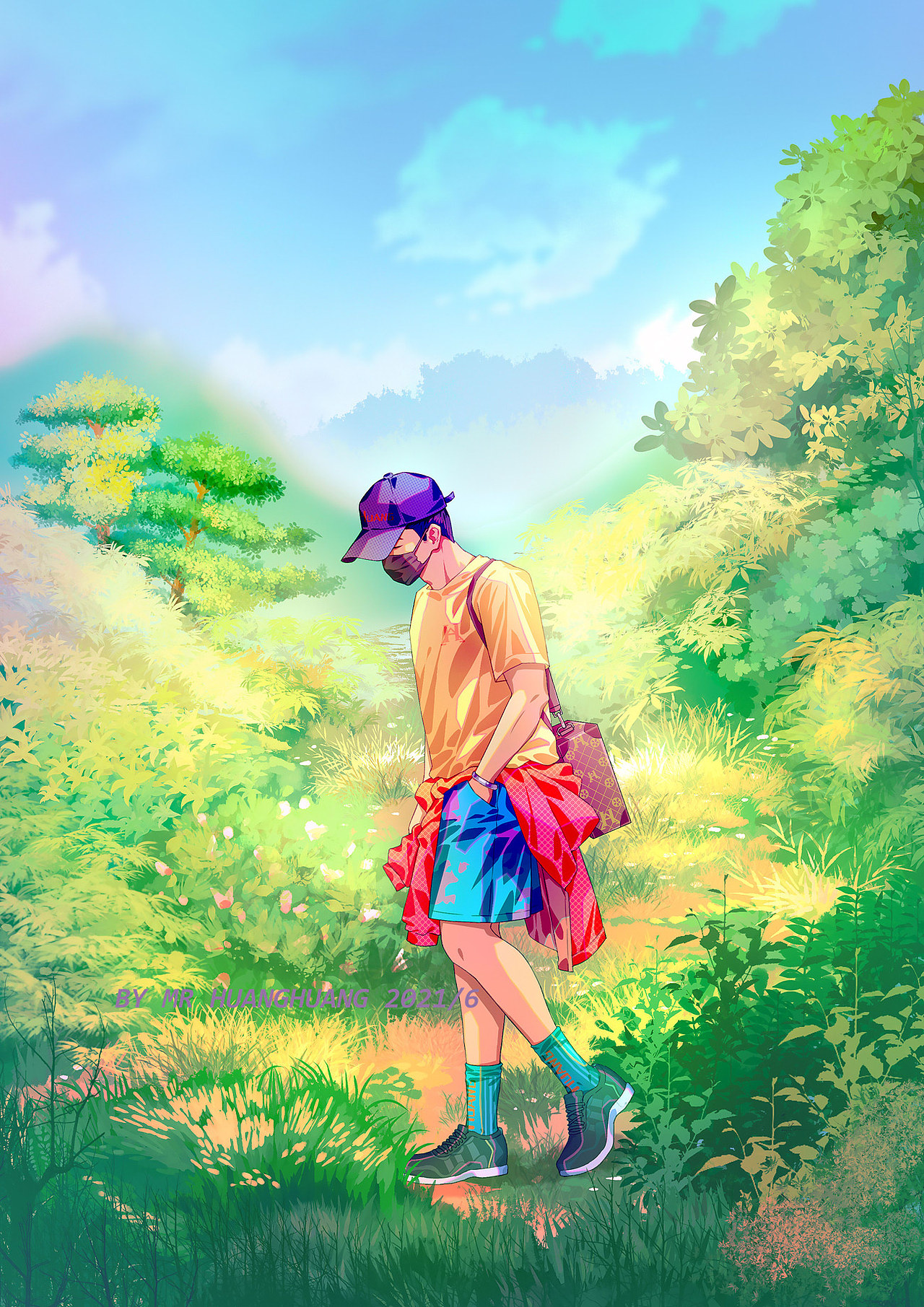 男子图鉴（图ZMjYwMzk3NTY0） - 商业插画 - 站酷设计师huang慌原创素材 - 站酷ZCOOL