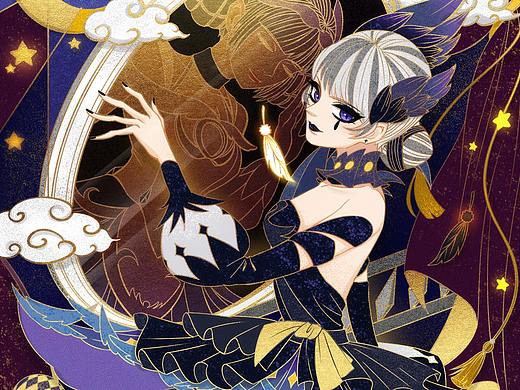 王者荣耀同人插画《天鹅之梦》 