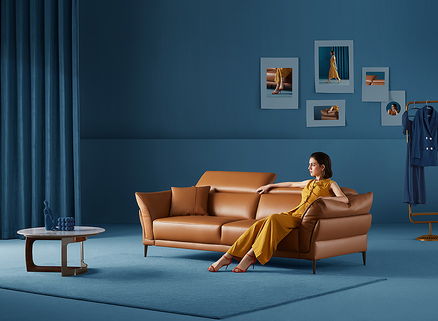 沙发摄影 顾家家居漫享家