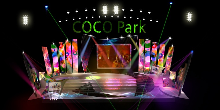 cocopark 5周年舞台设计