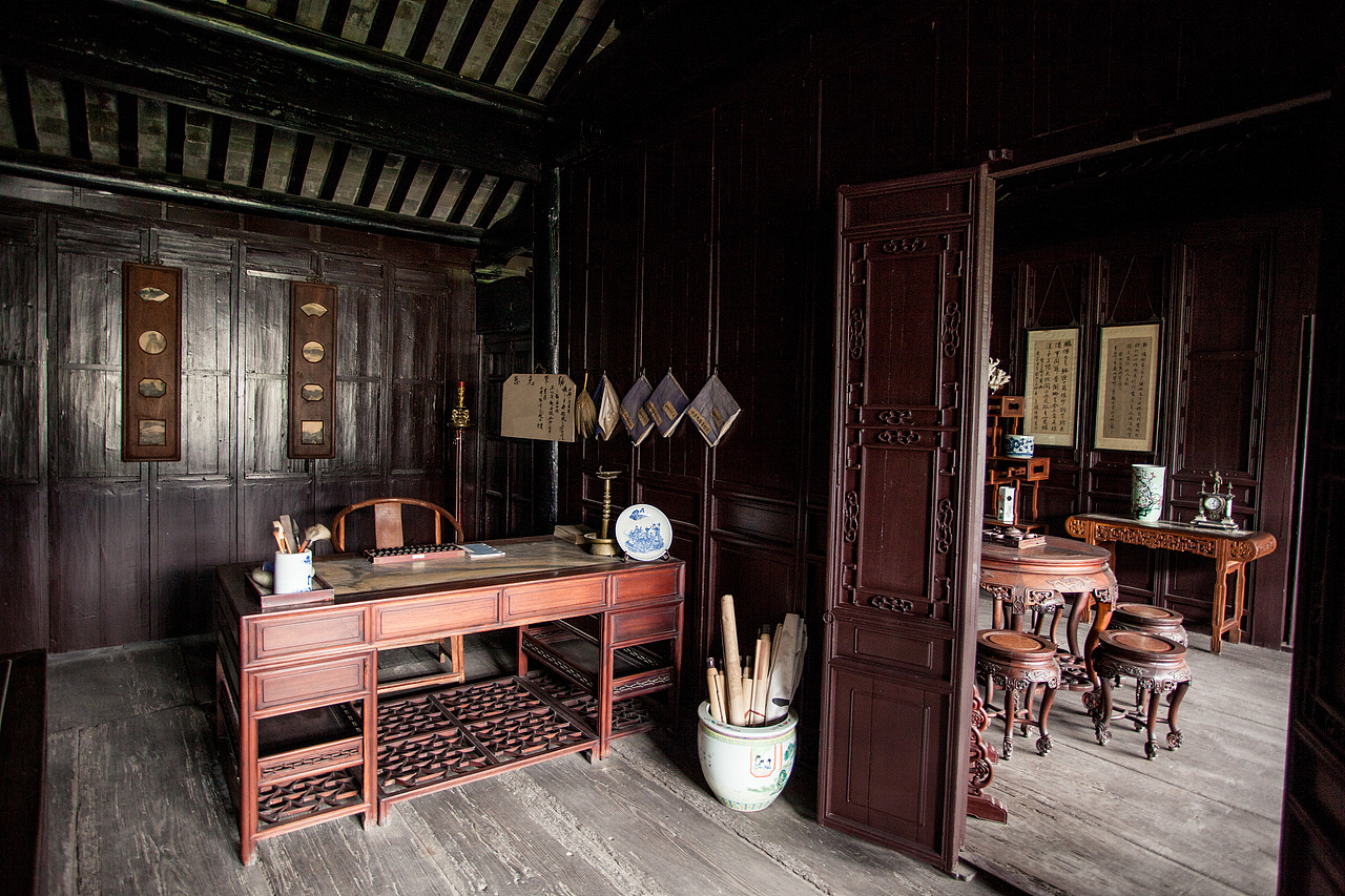 周庄沈厅少爷书房