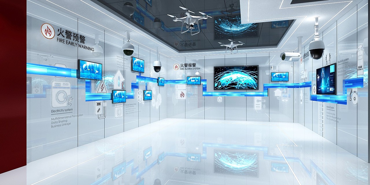 科技智慧消防展览馆（图ZMjYxNzEyMDUy） - 展陈设计 - 站酷设计师Jingle釘鐺原创素材 - 站酷ZCOOL