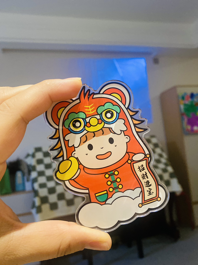 线条卡通门神已上线😼