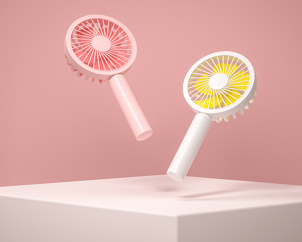 产品建模渲染-小风扇