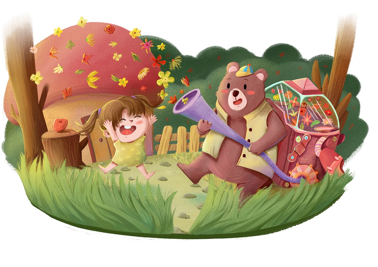 2022个人插画年度总结（图ZMzI4MjI1MDc2） - 儿童插画 - 站酷设计师朱小骞art原创素材 - 站酷ZCOOL