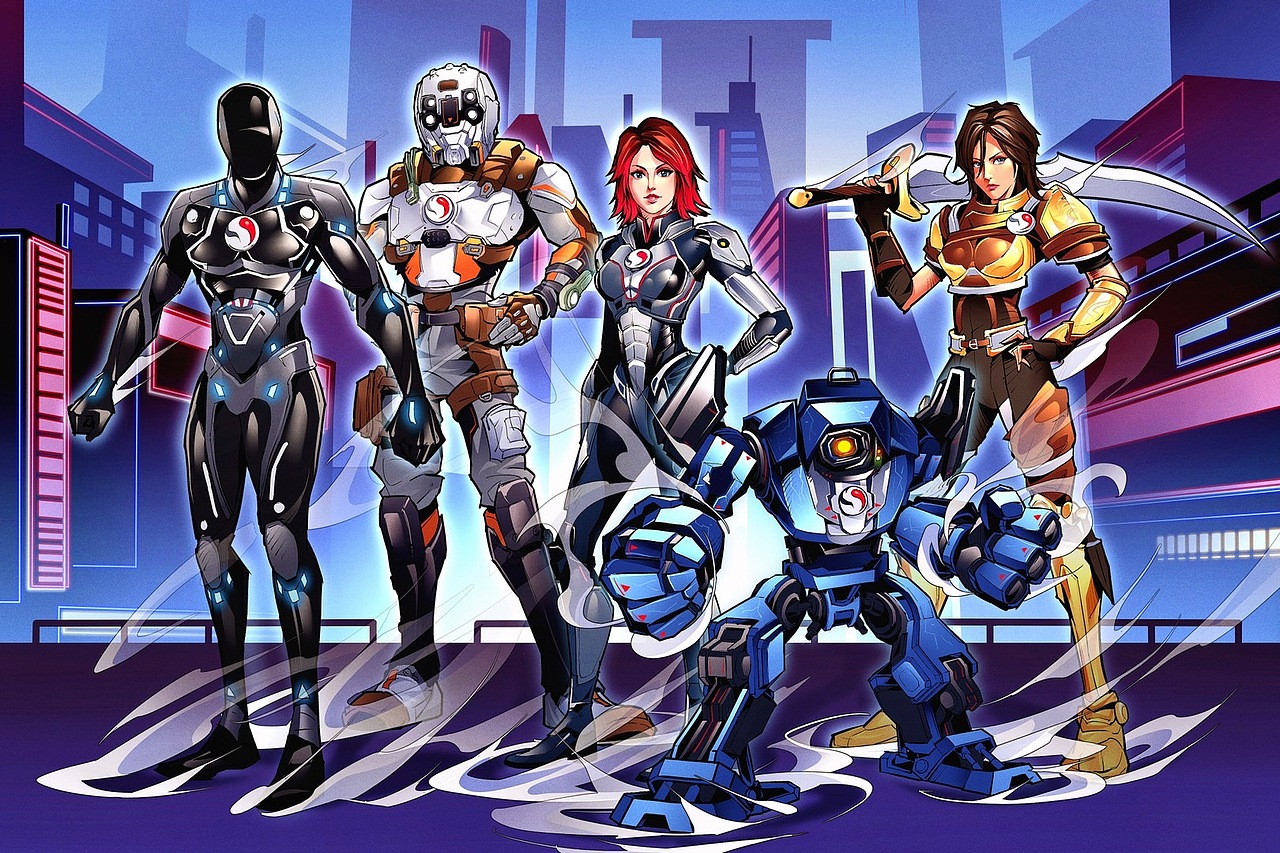 骁龙电竞女战士amira美漫插画写实风