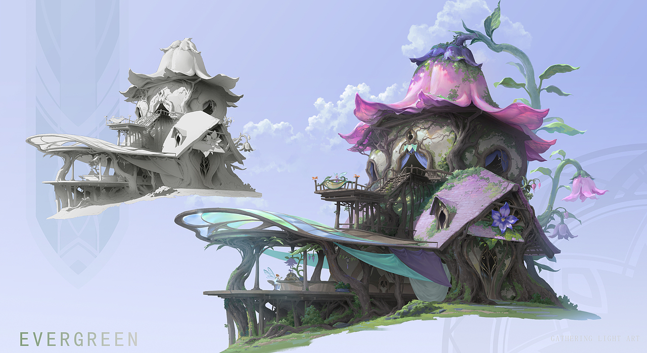 花露饮品屋（图ZMzQ3OTA3NzI0） - 游戏原画 - 站酷设计师老银原创素材 - 站酷ZCOOL