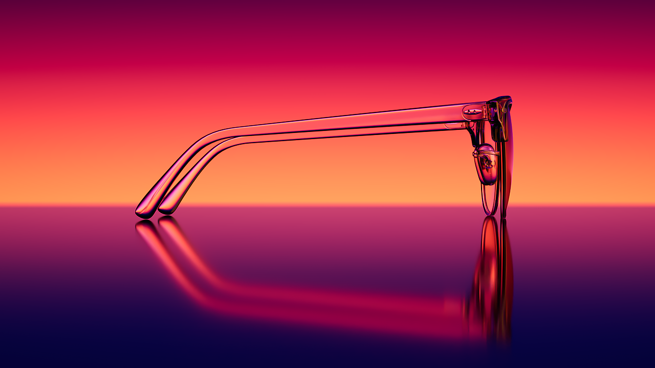 RayBan eyewear rendering