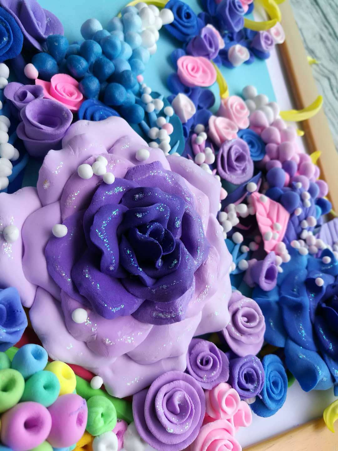 粘土画（图ZMTM5OTgyNDY4） - 其他手工艺 - 站酷设计师贝丽原创素材 - 站酷ZCOOL