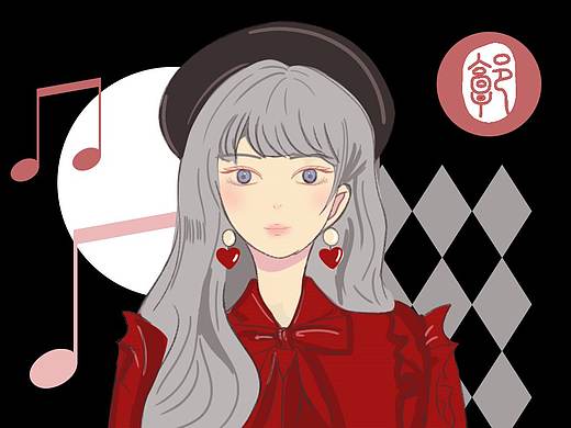 人物漫画《少女情怀总是诗》