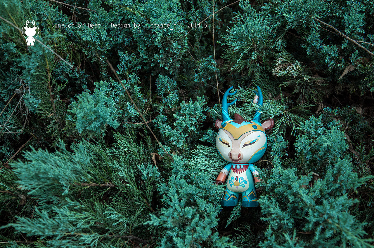 九色神鹿（图ZMTY5OTQ2OTI=） - 图案 - 站酷设计师fchengfcheng原创素材 - 站酷ZCOOL