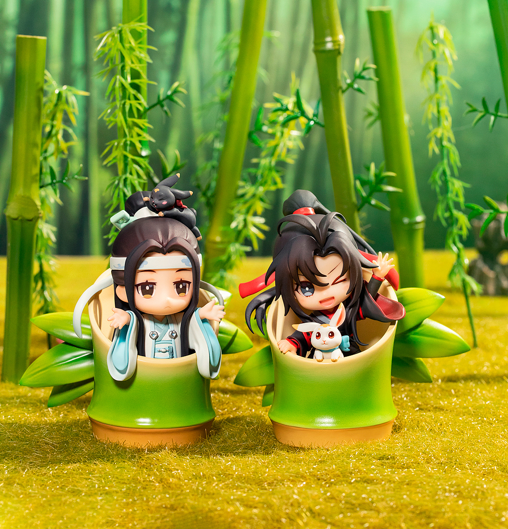 【魔道祖师】蓝忘机竹子林生日款 Q版手办（图ZMjQ3NzUxMTEy） - 产品摄影 - 站酷设计师大金毛爱挥手原创素材 - 站酷ZCOOL