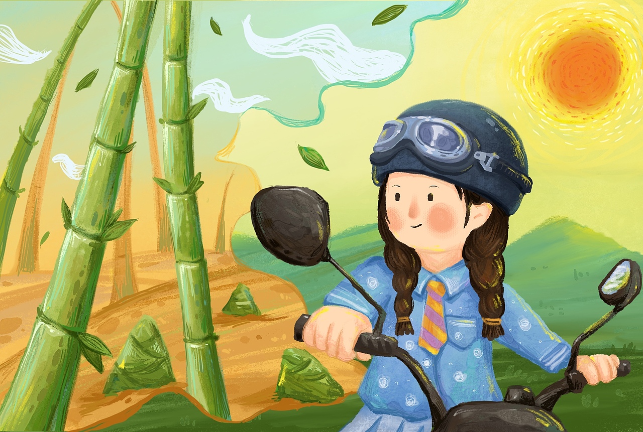 打卡第一天（圖ZMjg0NDgwOTEy） - 藝術(shù)插畫 - 站酷設(shè)計師兩只九八虎原創(chuàng)素材 - 站酷ZCOOL