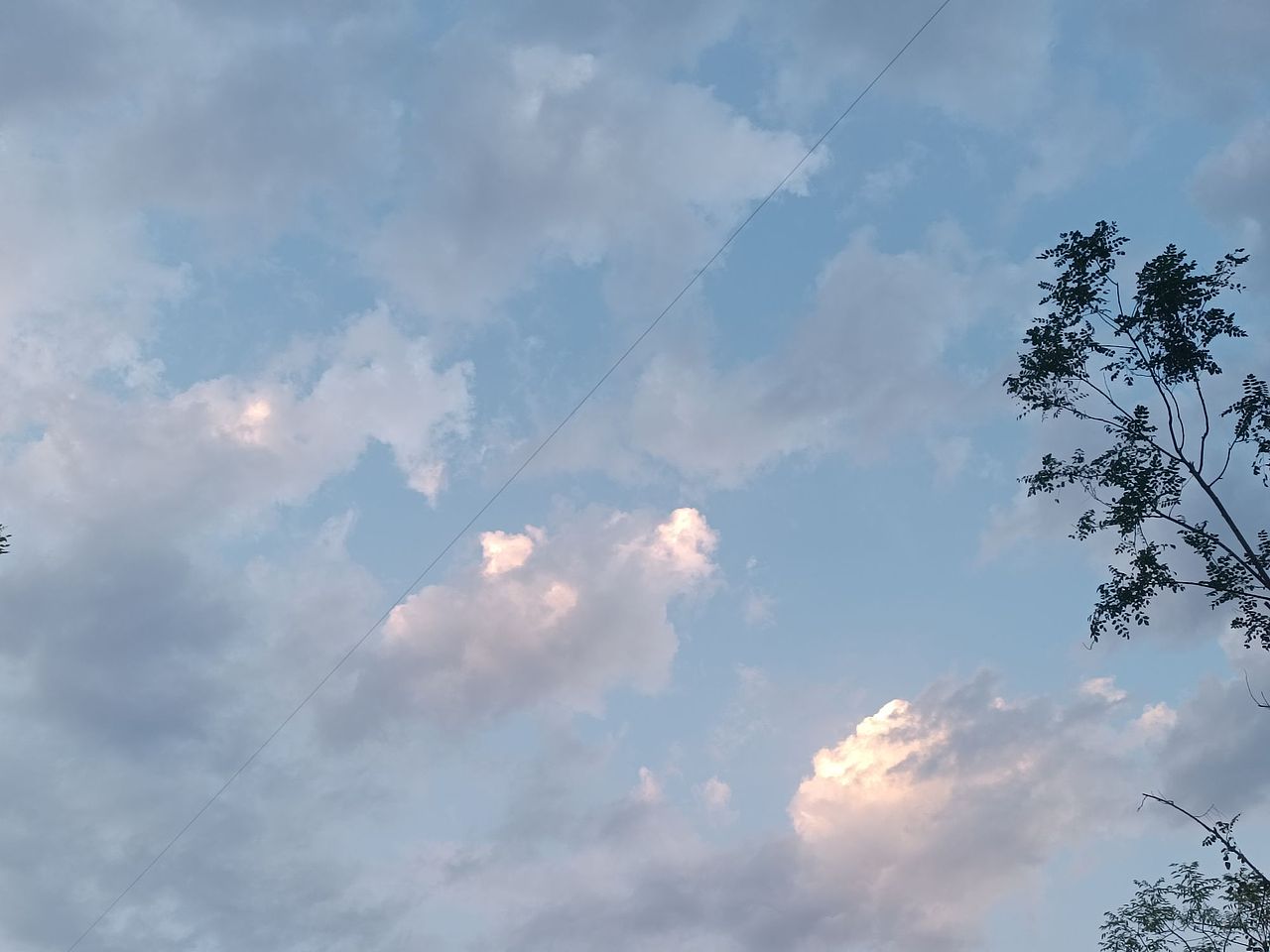 今日傍晚的天空