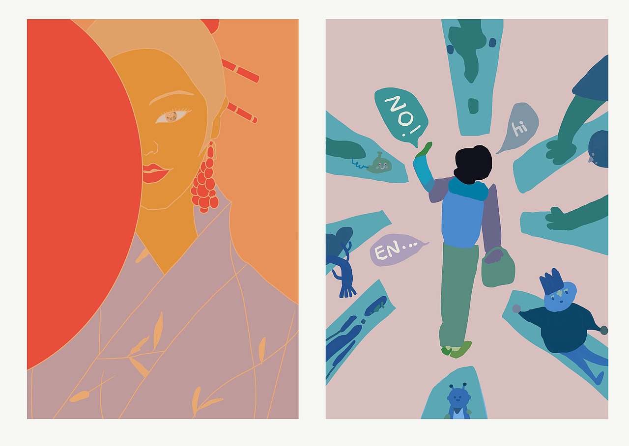 2021年终总结（图ZMjkwMzE3NTgw） - 艺术插画 - 站酷设计师卷卷upupup原创素材 - 站酷ZCOOL