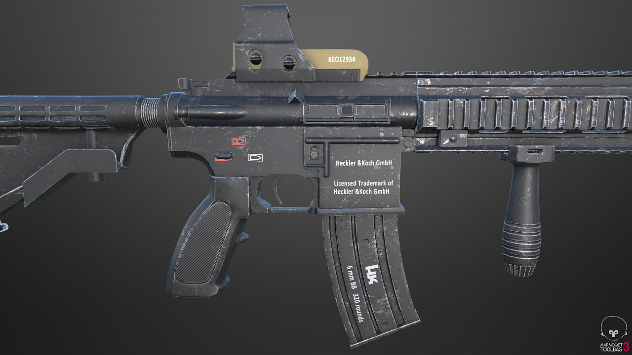 次时代枪械——hk416