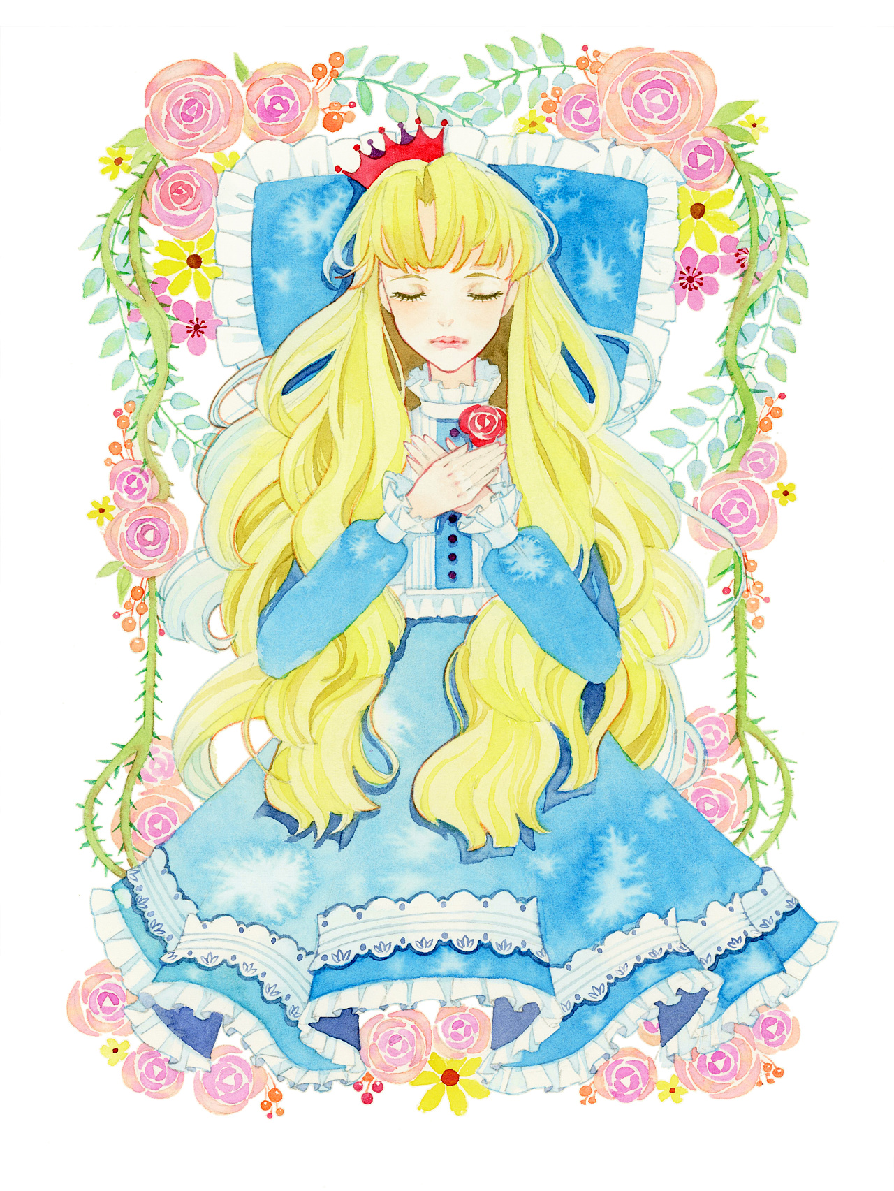 童话里的小公主(二)|插画|艺术插画|小33一只 - 原创作品 - 站酷