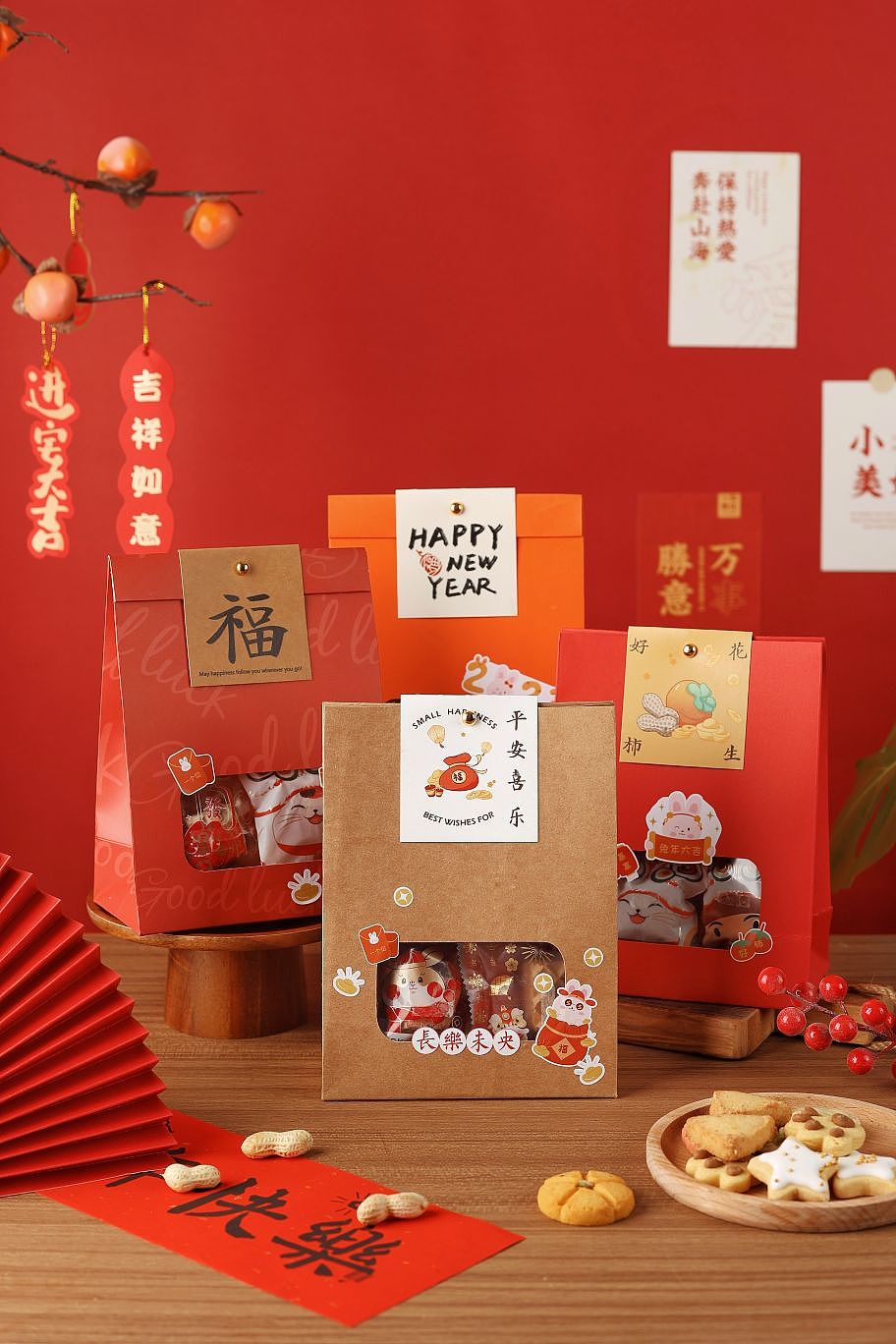 烘焙摄影|新年饼干糖果礼品袋拍摄（图ZMzIxMjI3MTY4） - 美食摄影 - 站酷设计师大酒酒原创素材 - 站酷ZCOOL