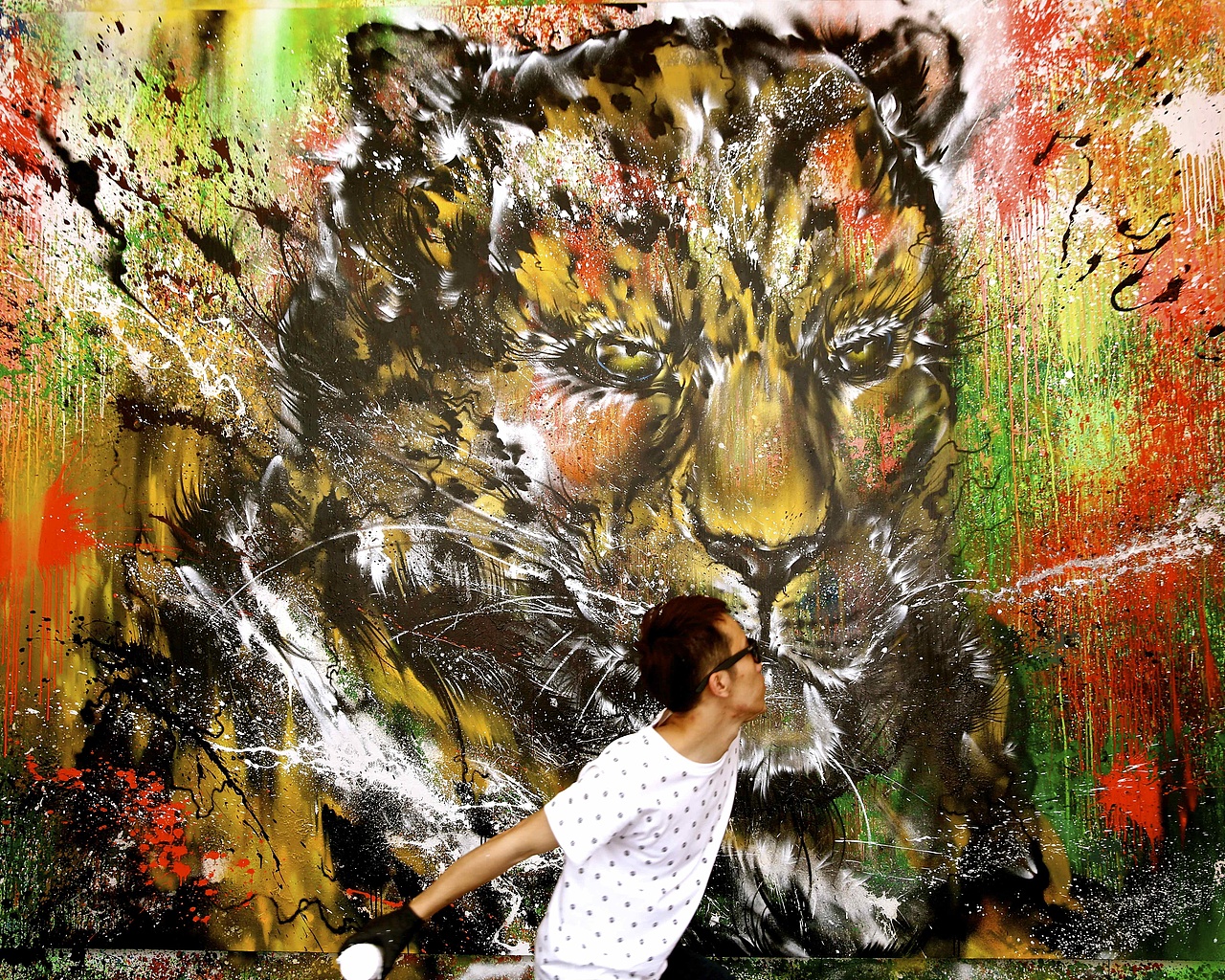 2014大型互动创作－黄金猎豹（图ZMjEzNjg3ODg=） - 绘画 - 站酷设计师画图男原创素材 - 站酷ZCOOL