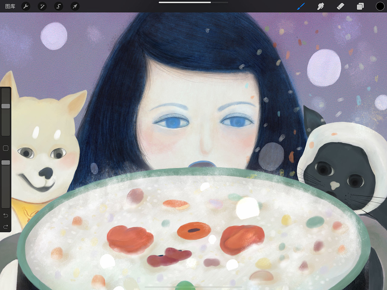 腊八节快乐（图ZMjQwMzQzOTc2） - 商业插画 - 站酷设计师槑几MeiJ原创素材 - 站酷ZCOOL