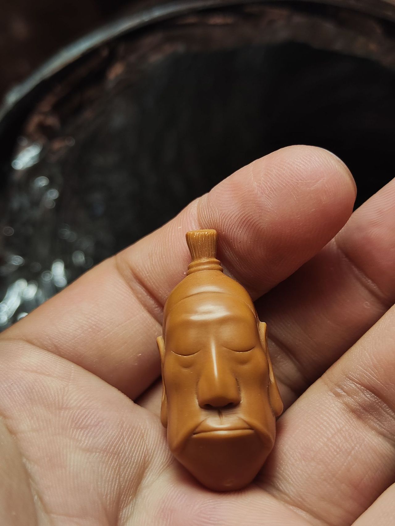 覃投艺核工作室希早核雕作品效果