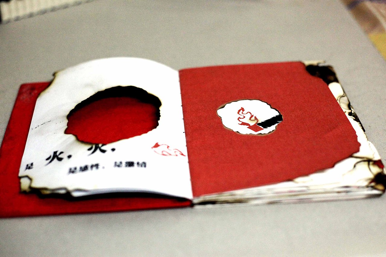 书籍装帧作业 《火》（图ZMjk2MDYwMDg=） - 书籍/画册 - 站酷设计师念一丶原创素材 - 站酷ZCOOL