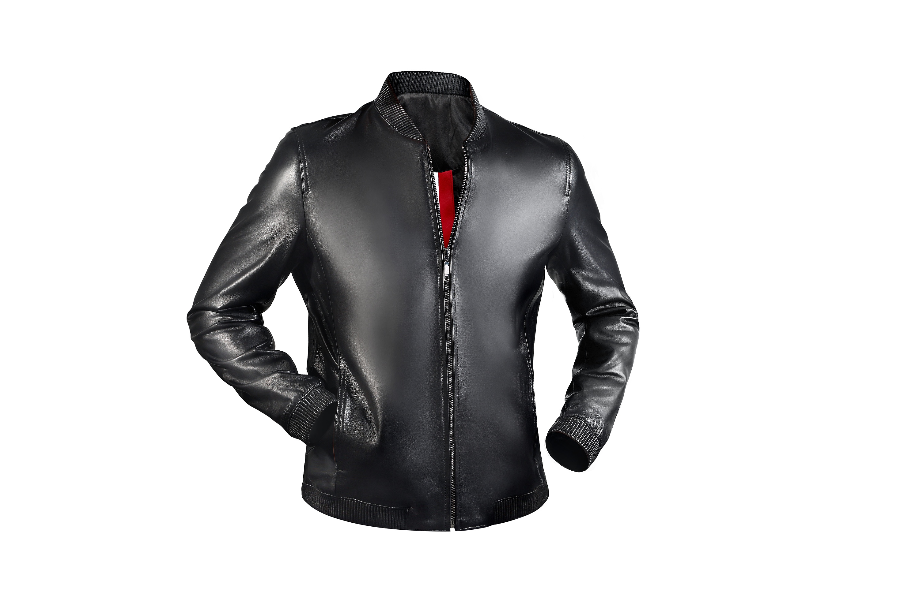 服装皮衣3d真空立体图拍摄商业摄影