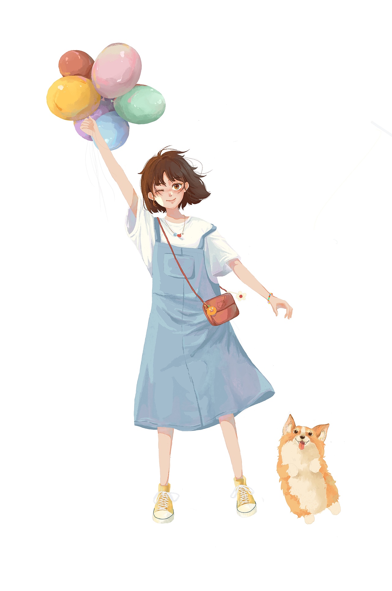 治愈系插画（图ZMzA0ODc2ODEy） - 创作习作 - 站酷设计师鱼丸粗面Q原创素材 - 站酷ZCOOL