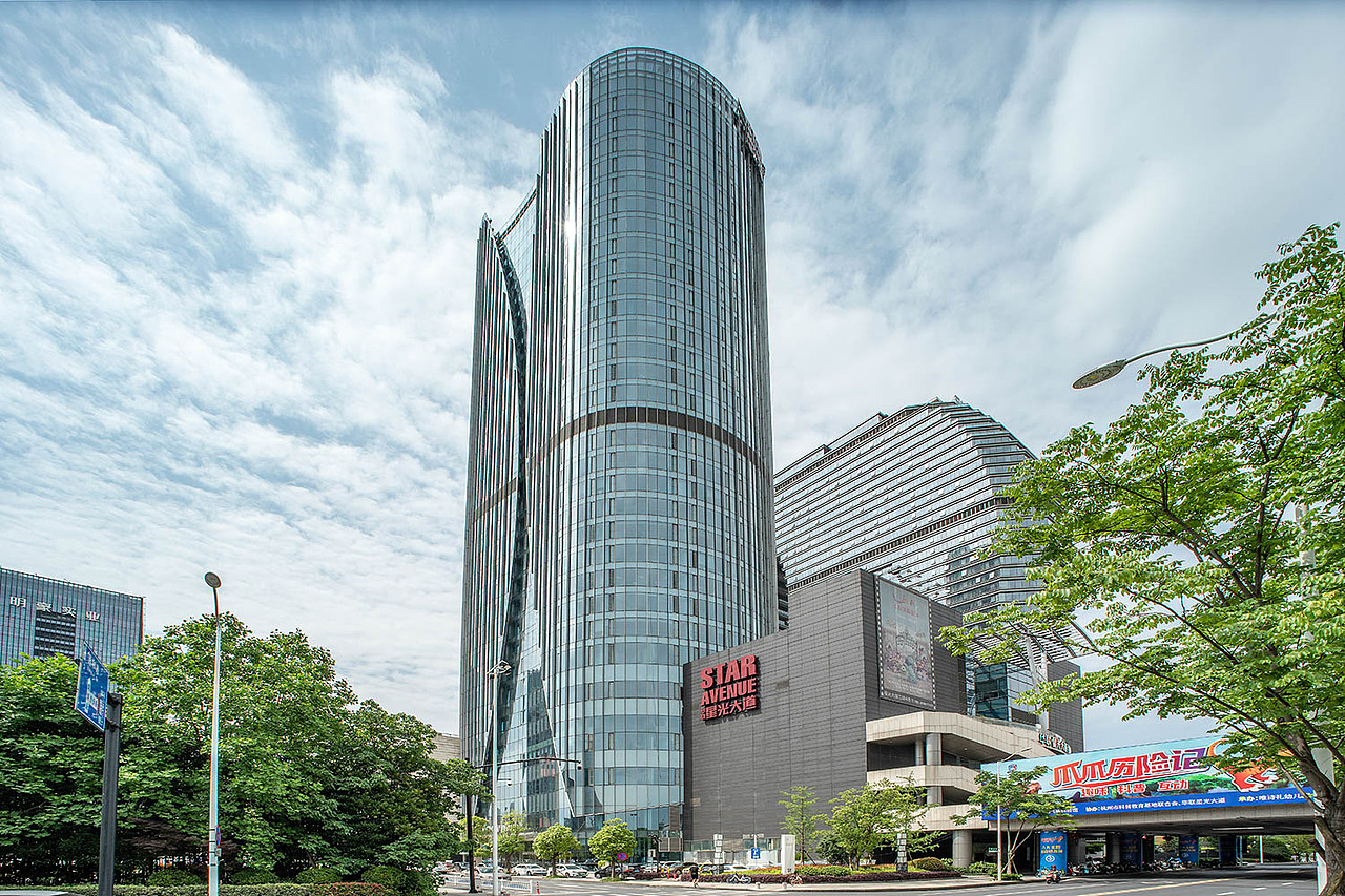 建筑楼盘办公楼拍摄