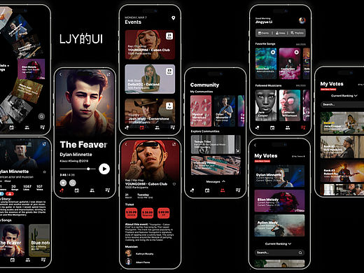 UI设计｜独立音乐人APP