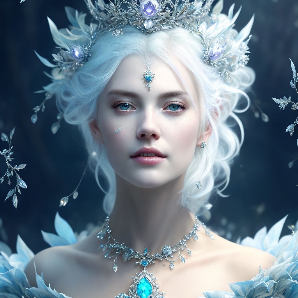 AI绘画 冰雪女王