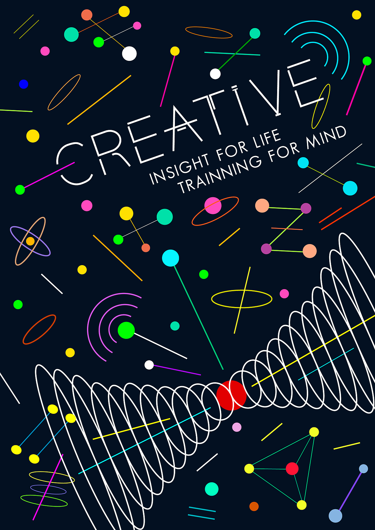 风格海报练习 / 点线面