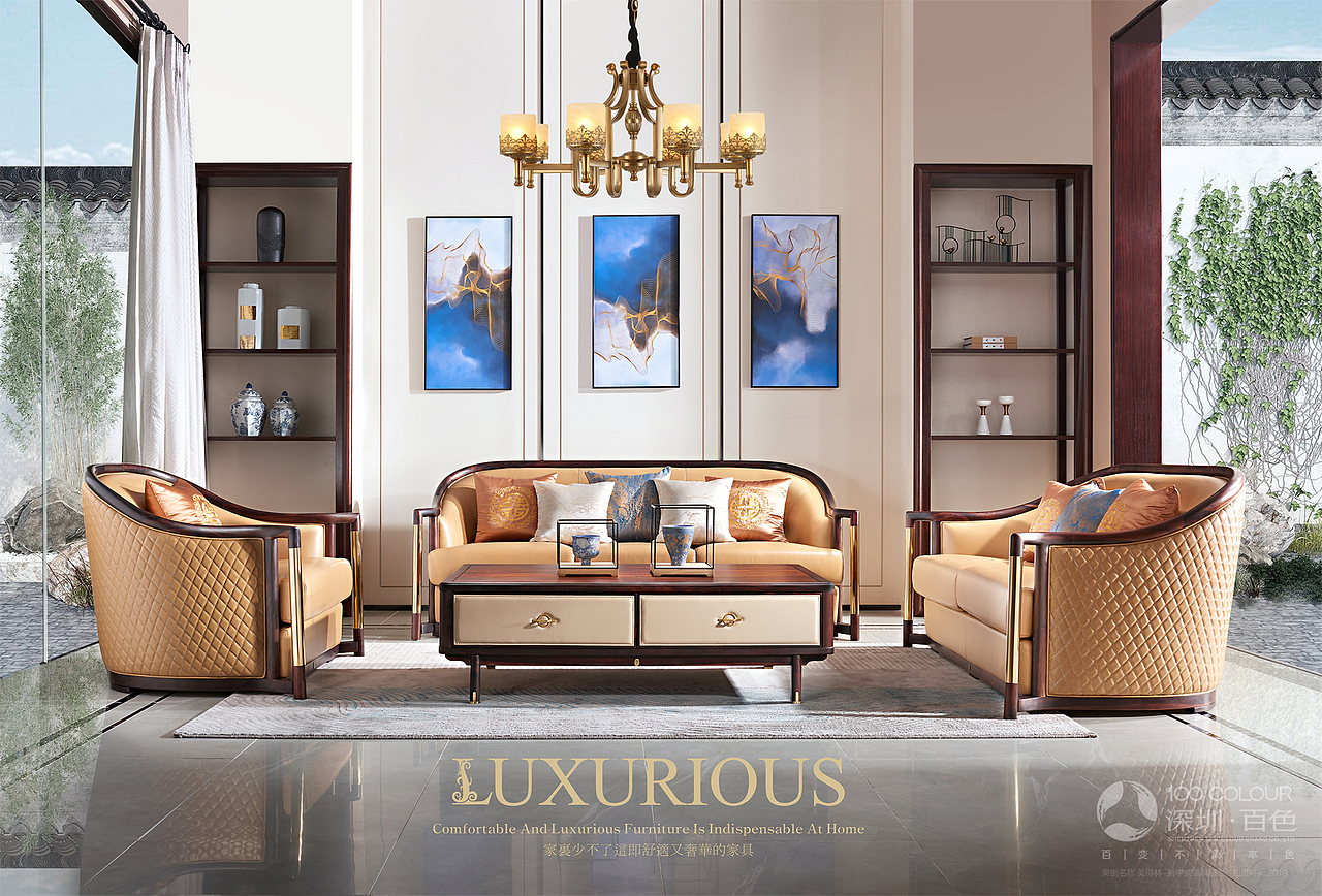 新中式家具摄影-美得林（沙发/床/桌子/柜子/椅子）（图ZMjM1Mzk1NDc2） - 产品摄影 - 站酷设计师深圳百色品牌原创素材 - 站酷ZCOOL