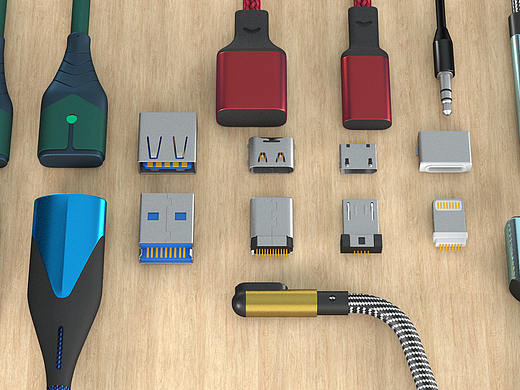 usbmicro usb3.0 Type-c  苹果(Lightning) 数据线头