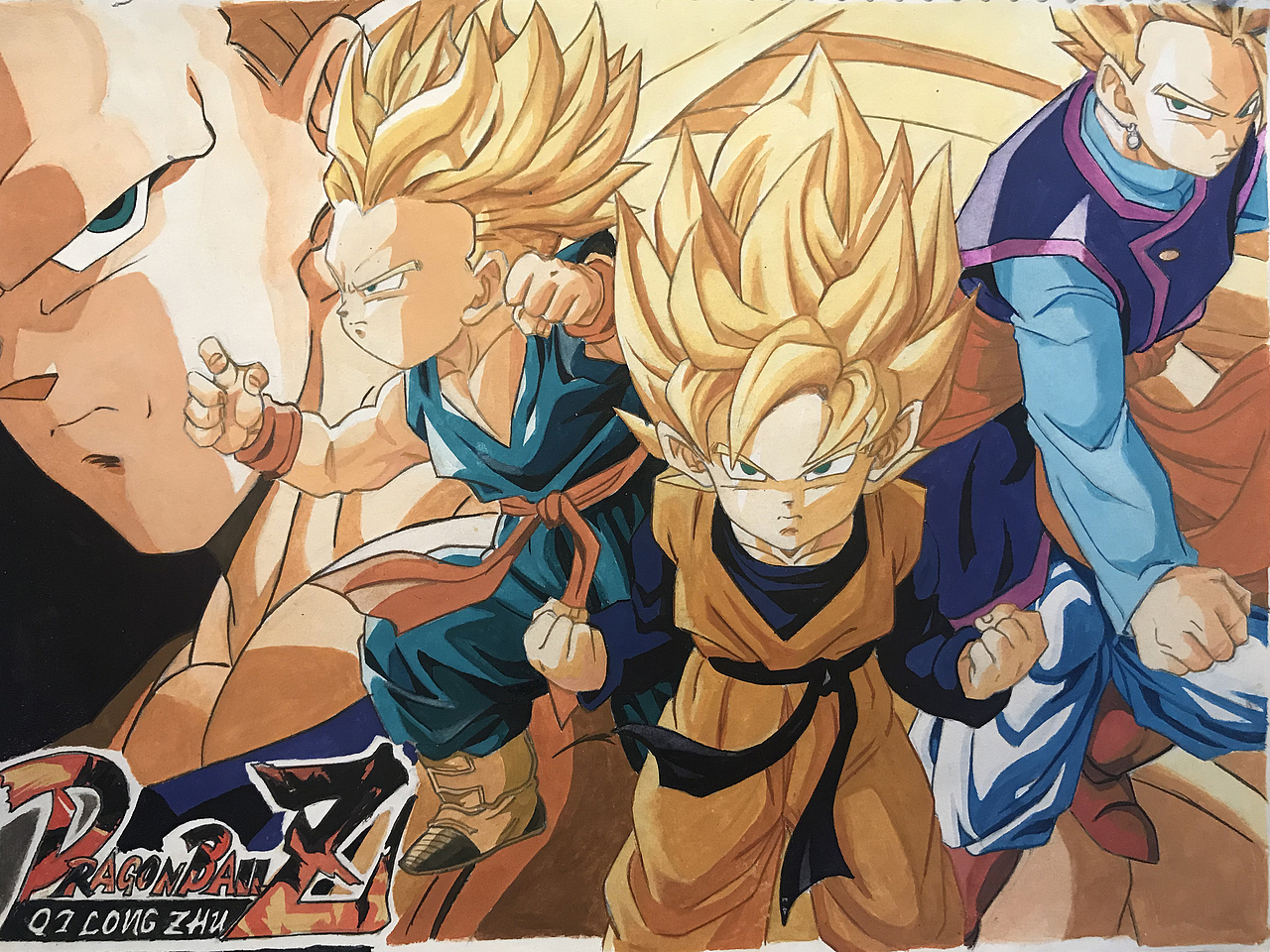 龙珠迷看过来-百张手绘龙珠(上)2011年临摹作品