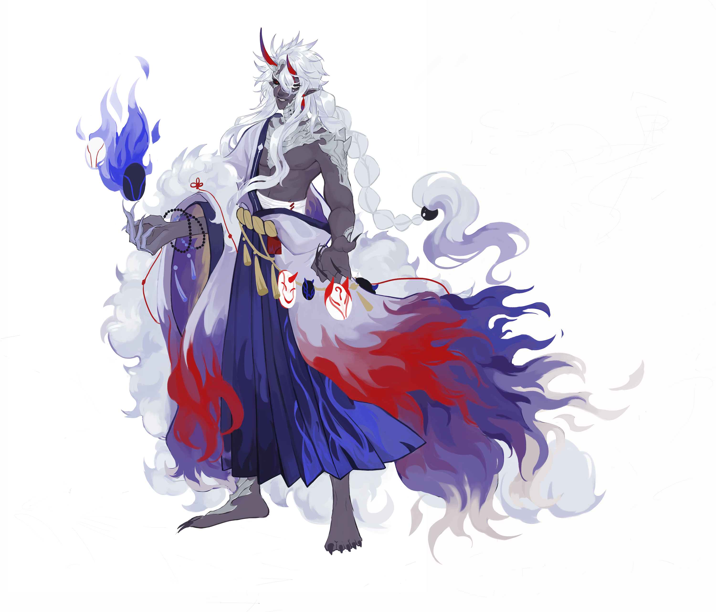 炼狱茨木童子——浴火鬼面