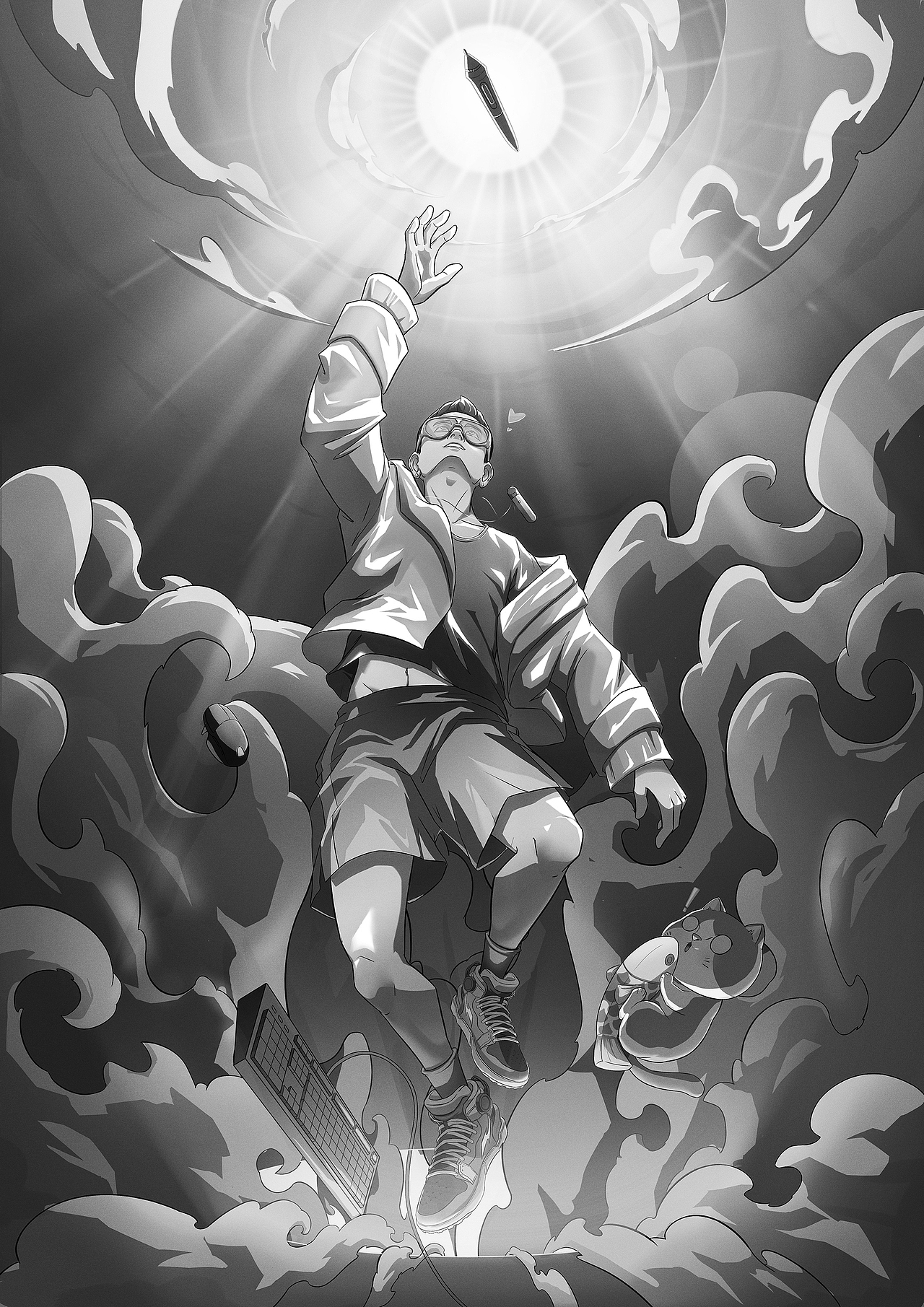 中二追梦（图ZMjcwMjUwNDQw） - 创作习作 - 站酷设计师Bone仔原创素材 - 站酷ZCOOL