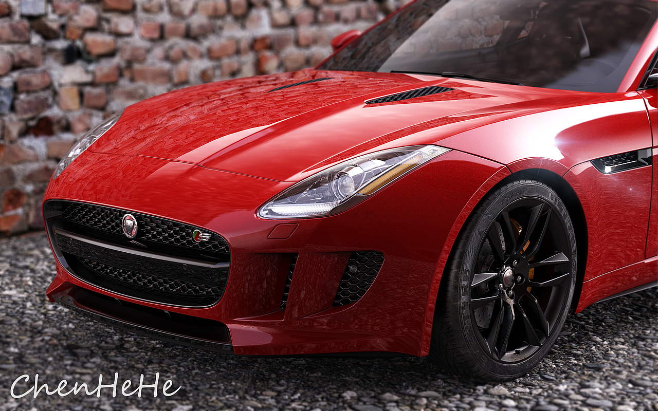 Jaguar F-TYPE 2017（图ZMTUwMzA3NjIw） - 机械/交通 - 站酷设计师陈呵呵_3DRender原创素材 - 站酷ZCOOL
