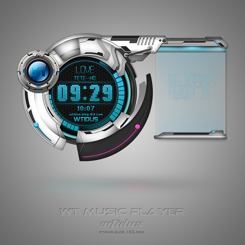 WT MUSIC PLAYER [续]（图ZMzY5NTYxMg==） - 主题/皮肤 - 站酷设计师Amoo阿毛原创素材 - 站酷ZCOOL