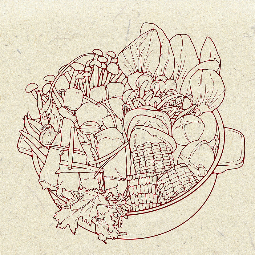 iPad手绘线稿风插画/线稿合集（图ZMzM0MDA1NDM2） - 商业插画 - 站酷设计师喜乐原创素材 - 站酷ZCOOL