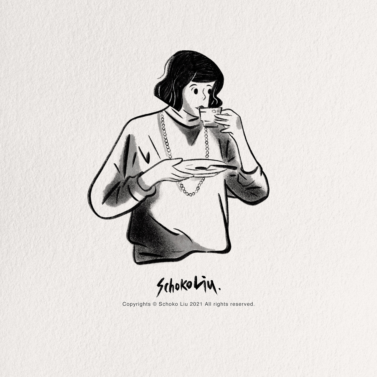 人物插画/ 速写练习（图ZMjc1MTU0MTky） - 儿童插画 - 站酷设计师大猩SchokoLiu原创素材 - 站酷ZCOOL