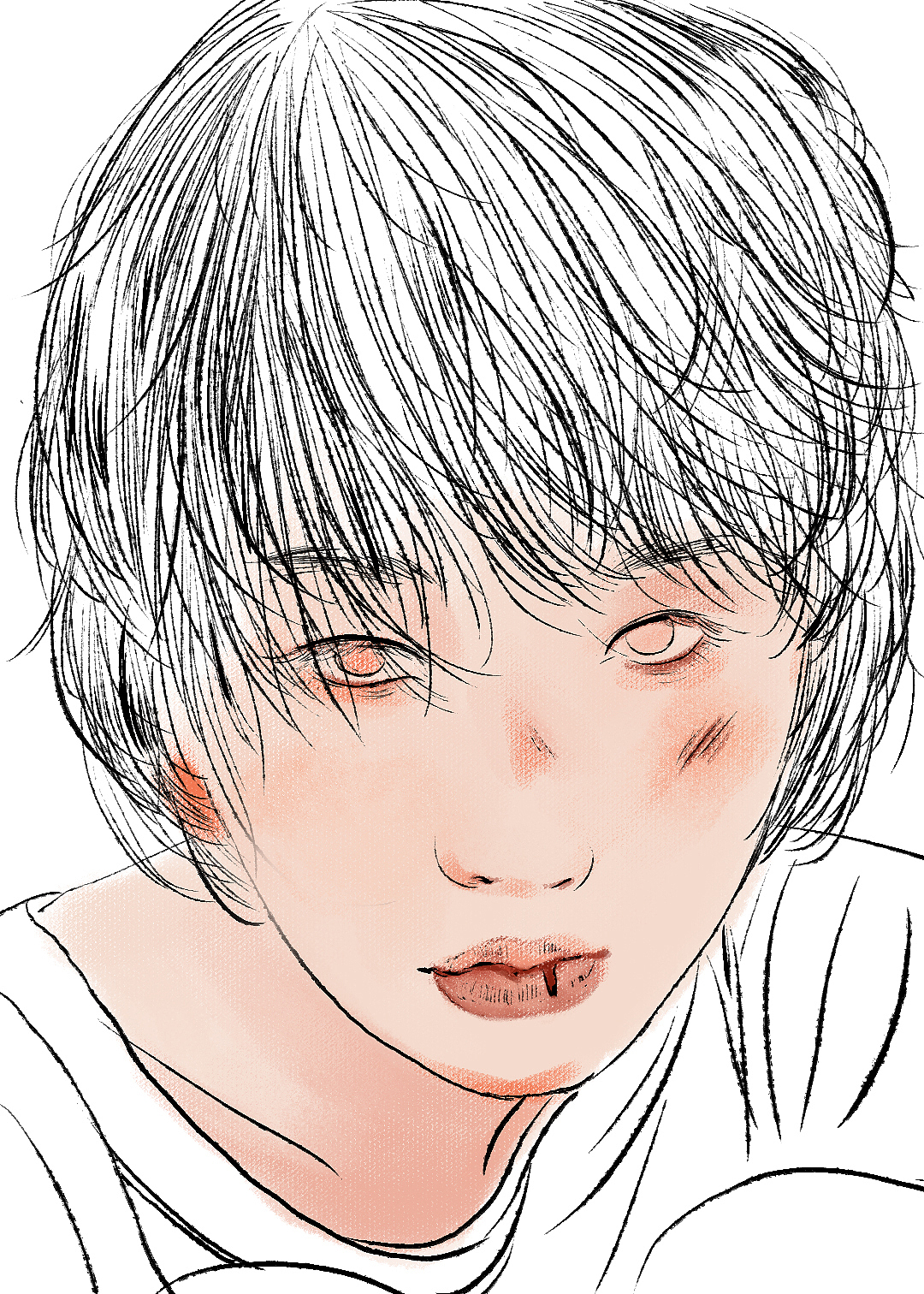 宅家追剧画画(附过程图)