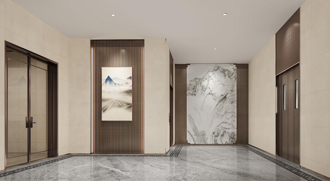 公区大堂室内设计|空间|其他空间|陆丽珊 - 原创作品 - 站酷 (zcool)